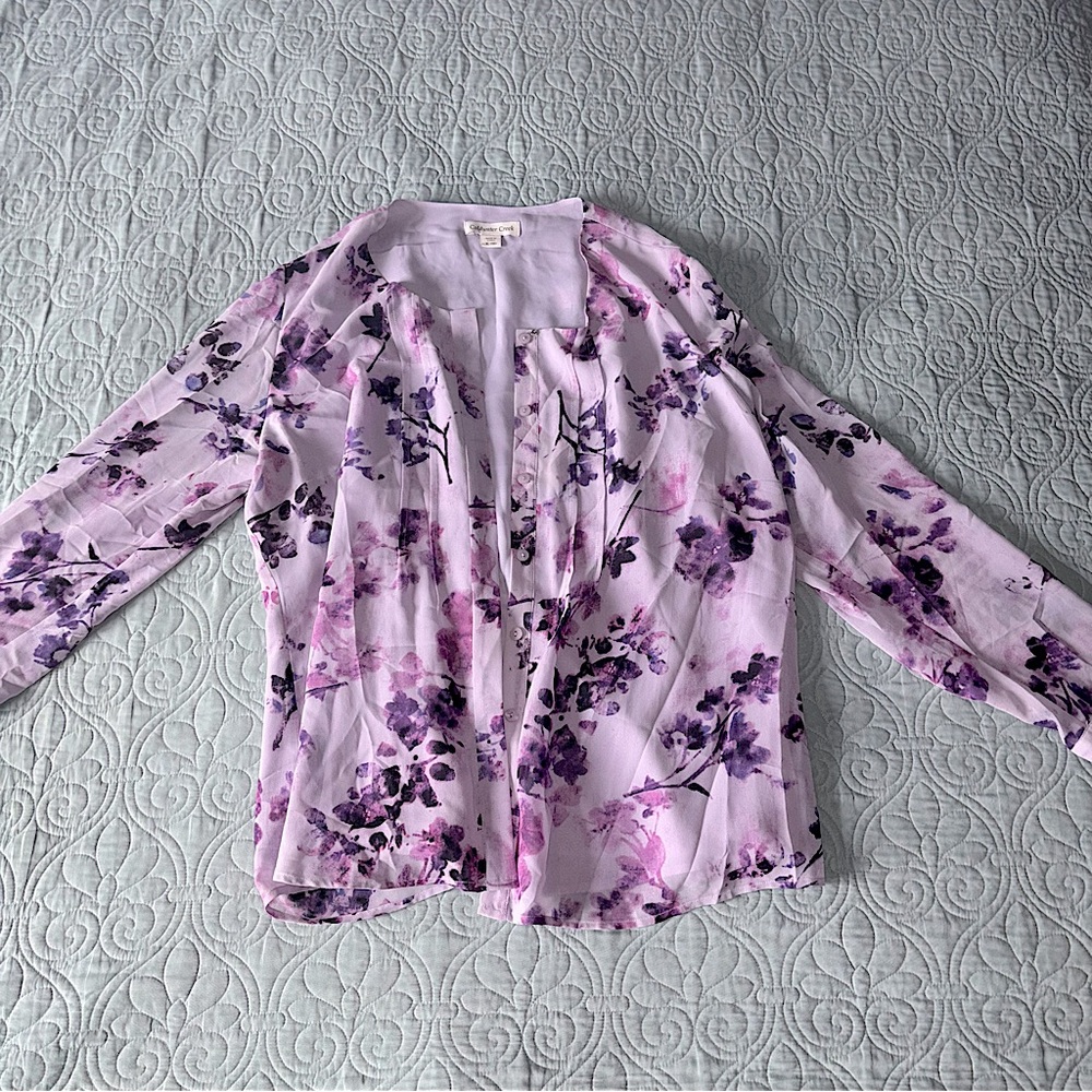 💜Coldwater Creek Coverup Cardigan